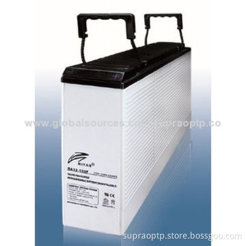12V/150Ah AGM Backup Battery with Front Terminal for UPS & EPS, Power Station, all Lighting